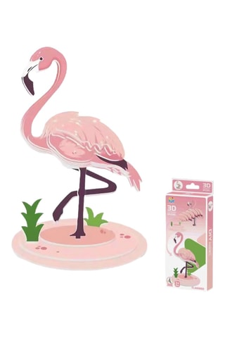 Puzzle flamant rose 3D - Dès 3 ans