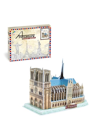 Puzzle 3D Cathédrale Notre-Dame de Paris - 44 pièces - Dès 3 ans