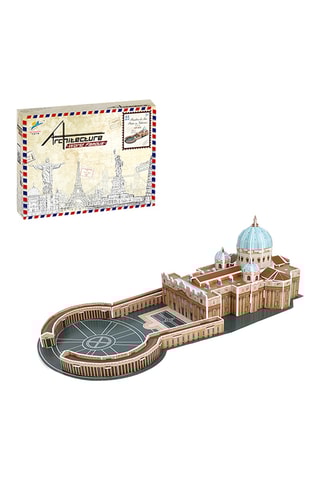 Puzzle 3D Basilique Saint-Pierre - 44 pièces - Dès 3 ans