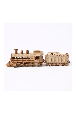 Puzzle 3D train à vapeur en bois - 282 pièces - Dès 14 ans