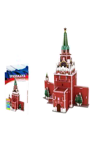 Puzzle 3D tour Spasskaïa à Moscou - 28 pièces - Dès 7 ans