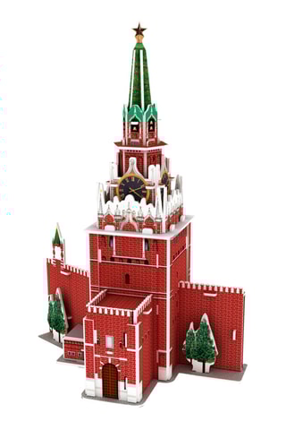 Puzzle 3D tour Spasskaïa à Moscou - 28 pièces - Dès 7 ans