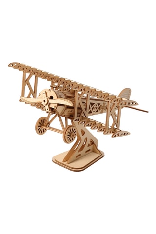 Puzzle 3D avion en bois - 105 pièces - Dès 14 ans