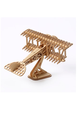 Puzzle 3D avion en bois - 105 pièces - Dès 14 ans