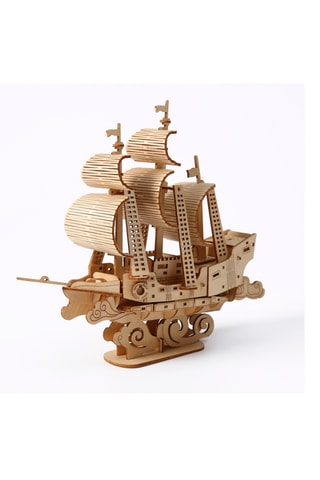 Puzzle 3D voilier en bois - 83 pièces - Dès 14 ans