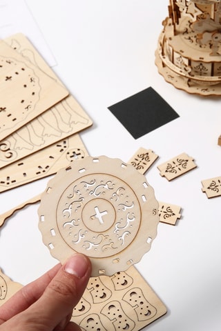 Puzzle 3D manège en bois - 82 pièces - Dès 14 ans