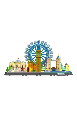 Puzzle 3D la ville de Londres LED - 106 pièces - Des 7 ans