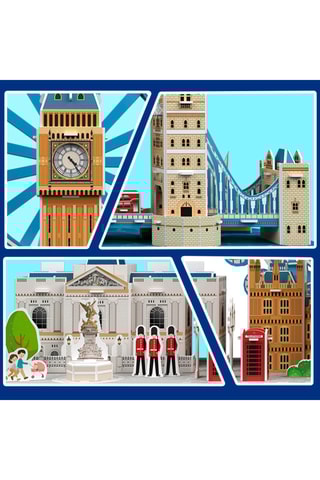 Puzzle 3D la ville de Londres LED - 106 pièces - Des 7 ans