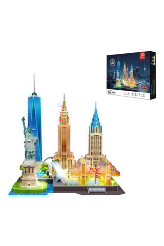 Puzzle 3D New York city LED - 101 pièces - Des 7 ans