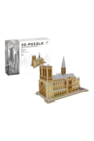 Puzzle 3D Cathédrale Notre-Dame de Paris - 77 pièces - Dès 3 ans