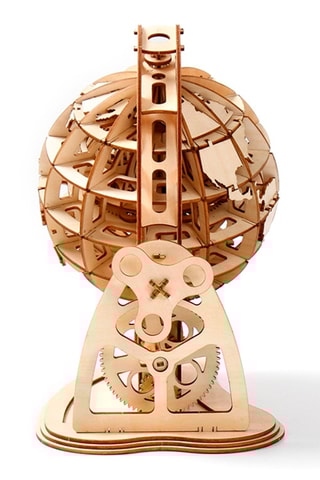Puzzle 3D globe en bois - 166 pièces - Dès 14 ans