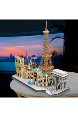 Puzzle 3D Paris LED - 104 pièces - Des 7 ans