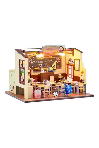 Maquette 3D Salle de classe LED en bois - Dès 14 ans