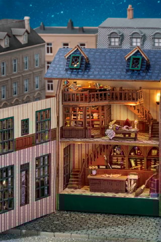 Maquette 3D Boutique magique LED en bois - Dès 14 ans