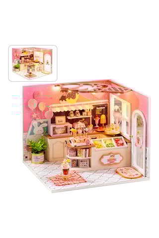 Maquette 3D Boutique de glaces LED en bois - Dès 14 ans 