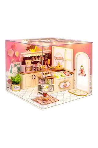 Maquette 3D Boutique de glaces LED en bois - Dès 14 ans 