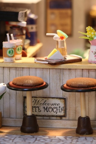 Maquette 3D cafétaria en bois  - Dès 14 ans