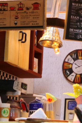 Maquette 3D cafétaria en bois  - Dès 14 ans