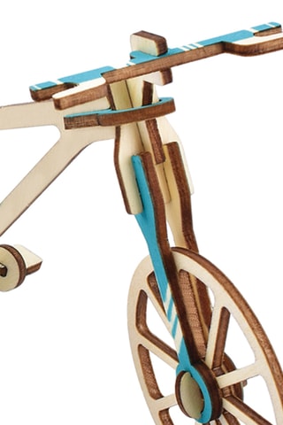 Maquette 3D bicyclette en bois - 27 pièces - Dès 8 ans