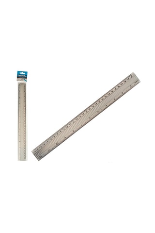 Règle graduée - Argenté - 30 cm
