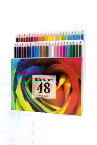 48 crayons de couleur à l'huile