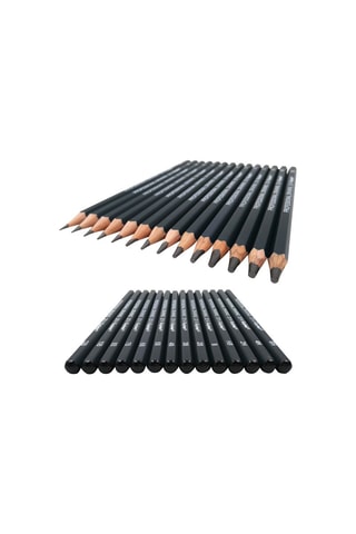 14 crayons graphite - Noir et gris
