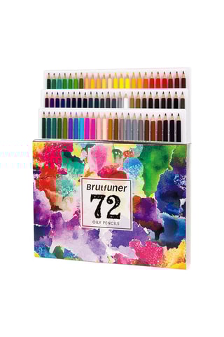 72 crayons de couleur à l'huile