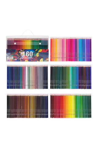 160 crayons de couleur à l'huile