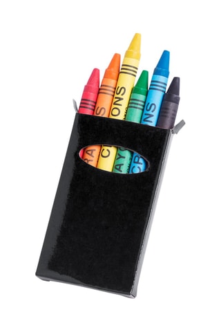 6 crayons pastel avec étui de rangement