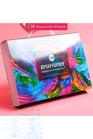 120 crayons de couleur aquarelle