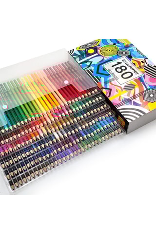 180 crayons de couleur aquarelle