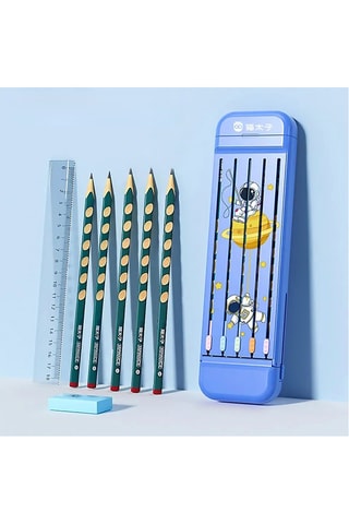 Trousse garnie - 7 pièces - Bleu clair