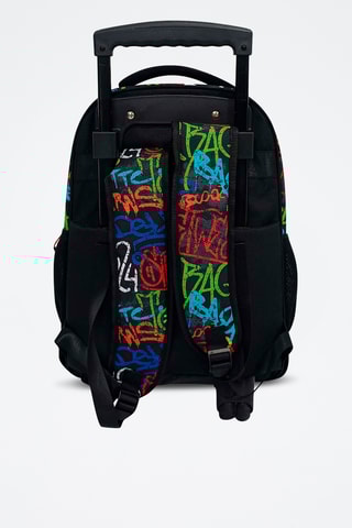 Sac à dos à roulettes - Noir