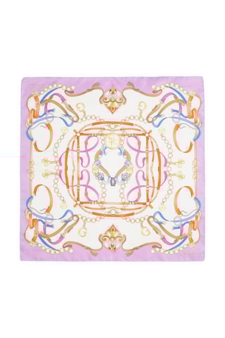 Carré en soie - Mauve