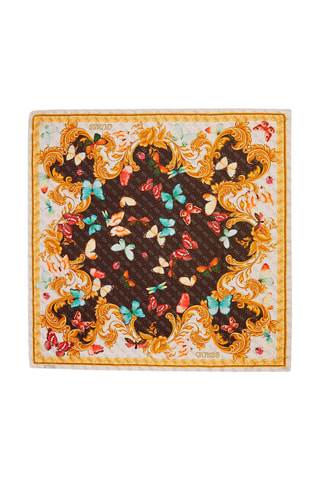 Foulard - Marron et orange