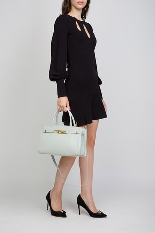 Sac à main en cuir - Gris