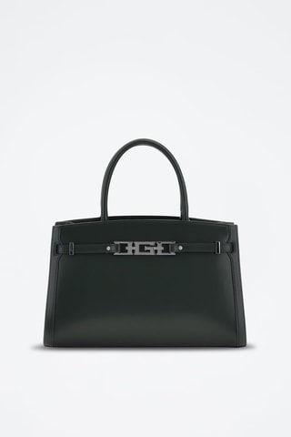 Sac à main en cuir - Vert foncé
