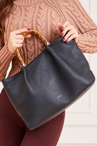 Sac à main en cuir - Noir