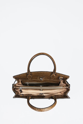 Sac à main en cuir - Marron
