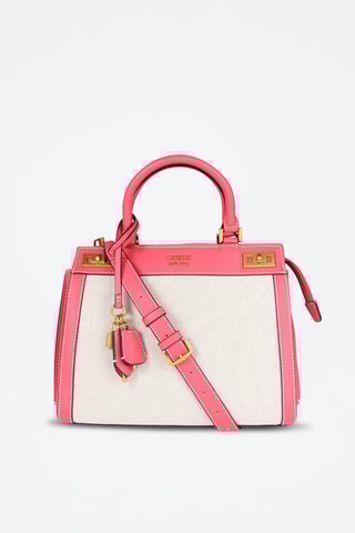 Sac à main - Fuchsia et blanc