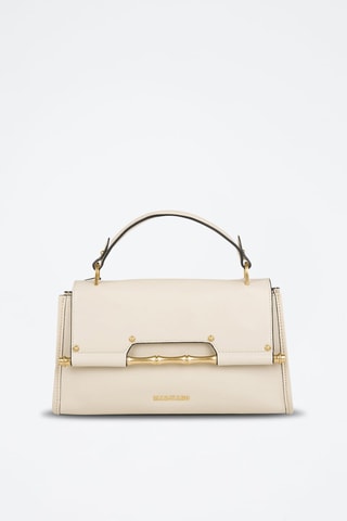 Sac à main en cuir - Ecru