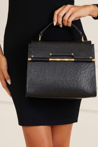 Sac à main en cuir Iris - Noir