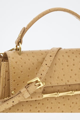 Sac à main en cuir Iris - Taupe