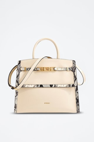 Sac à main en cuir - Beige