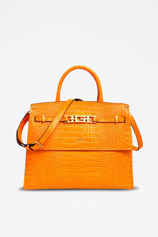 Sac à main en cuir - Jaune