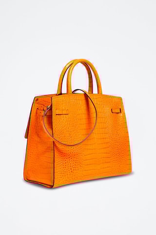 Sac à main en cuir - Jaune