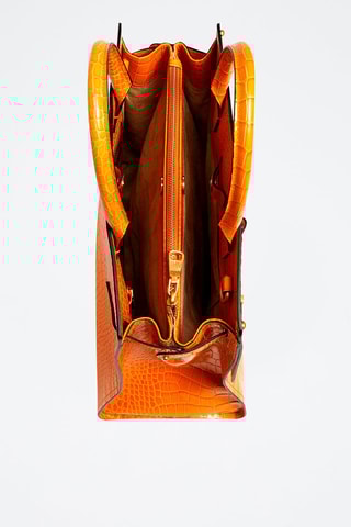 Sac à main en cuir - Jaune