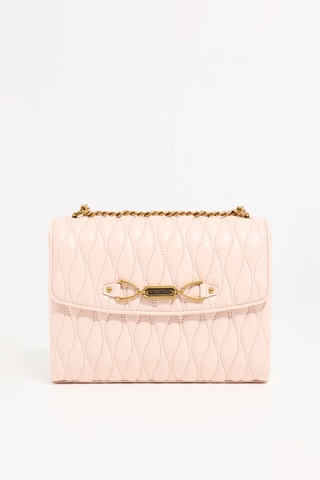 Sac porté épaule en cuir - Rose
