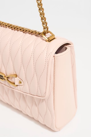 Sac porté épaule en cuir - Rose