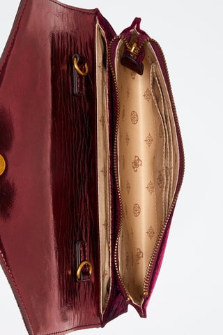 Pochette en velours Virtual - Bordeaux